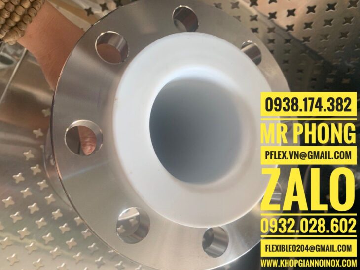 khớp nối mềm lót PTFE-khớp nối mềm PTFE-khớp nối mềm inox lót PTFE