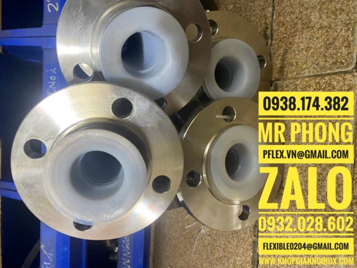 khớp nối mềm lót PTFE-khớp nối mềm PTFE-khớp nối mềm inox lót PTFE