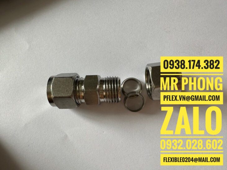 đấu nối inox thẳng hạt bắp- đầu nối inox hạt bắp 90 độ- đầu nối inox chữ TEE hạt bắp