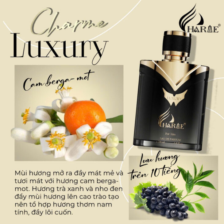 GIÁ SỈ NƯỚC HOA CHÍNH HÃNG – CHARME LUXURY 100ML ( Mẫu mới )