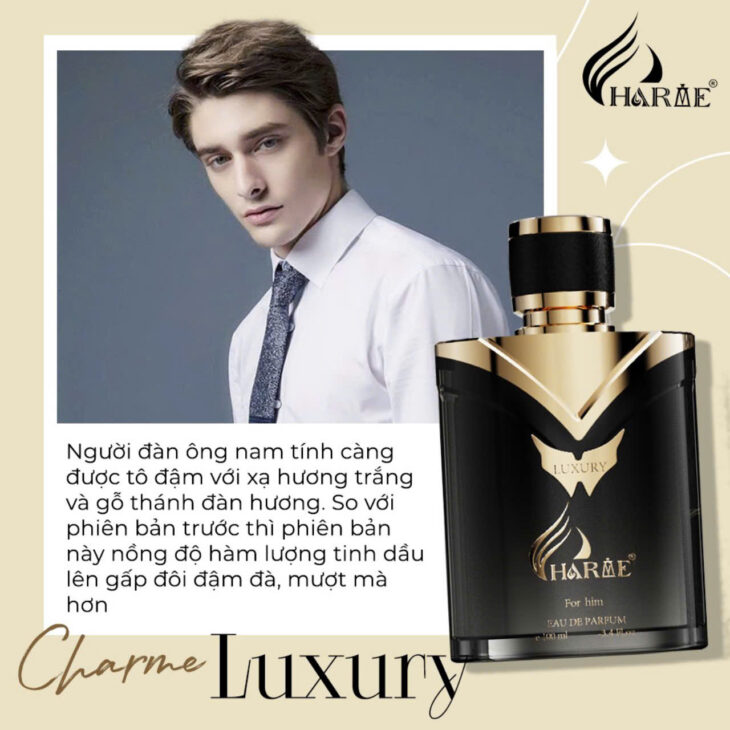 GIÁ SỈ NƯỚC HOA CHÍNH HÃNG – CHARME LUXURY 100ML ( Mẫu mới )