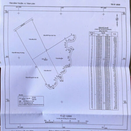 Bán Đất Thôn 1, Xã Gia Huynh, Huyện Tánh Linh, Tỉnh Bình Thuận, 56,000m2 Giá 88 Tỷ