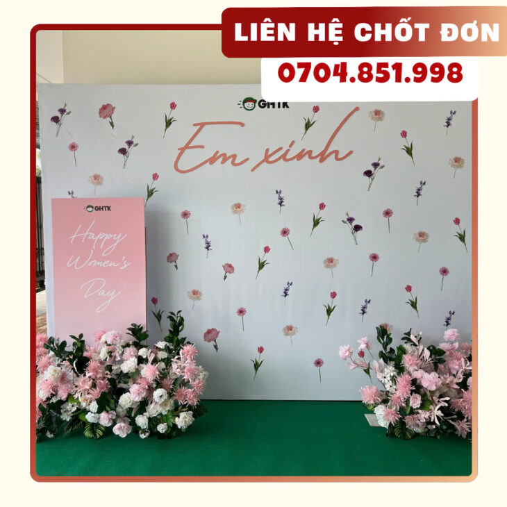 thiết kế in ấn thi công backdrop cần thơ miền tây