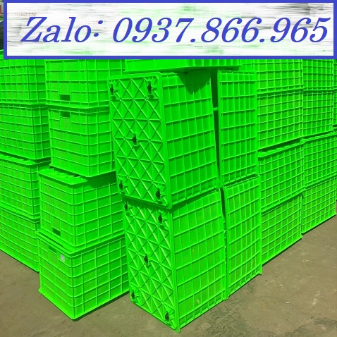 Thùng nhựa nguyên sinh kích thước lớn, thùng đặc, thùng có bánh xe, thùng nhựa