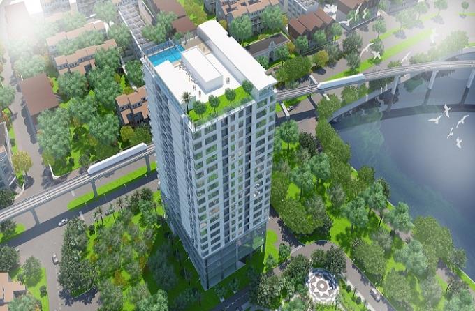 Cho thuê căn hộ tai Chung cư Hoàng Cầu Skyline, Số 36 Hoàng Cầu, Đống Đa, giá từ 18 triệu/căn full