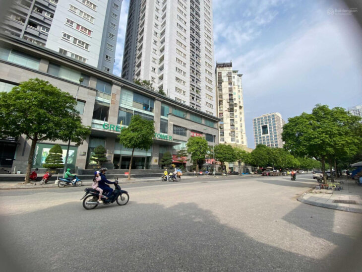 Cho thuê văn phòng DT 330m2 thông sàn cực đẹp tại tòa Green Park giá rẻ nhất KĐT Yên Hòa, Cầu Giấy
