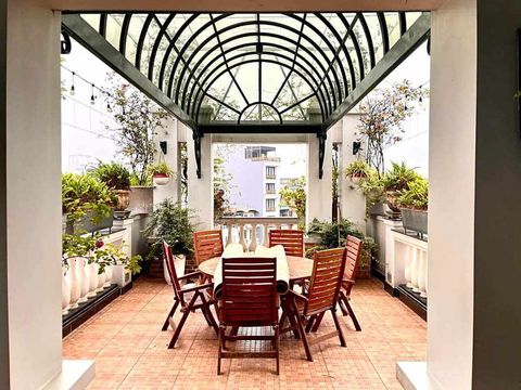 BÁN NHÀ! Biệt Thự Viêw Hồ Võ Thị Sáu – Hai Bà Trưng, Ô Tô Tránh, Vỉa Hè: 252m x 8T, Mt: 5m