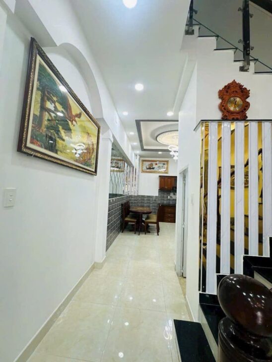 HẺM 1979 – CHÍNH CHỦ BÁN NHÀ 4 TẦNG – FULL NỘI THẤT – HẺM XE HƠI – THÔNG HUỲNH THỊ ĐỔNG RA DƯƠNG