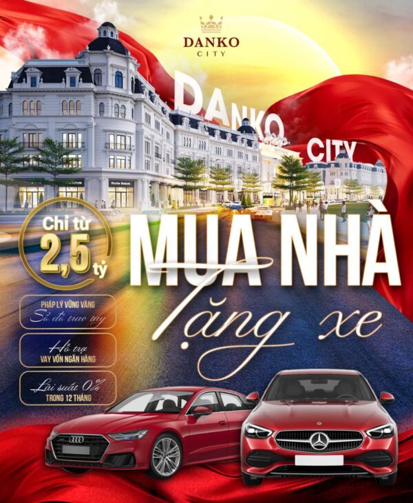 Ra giỏ hàng hot nhất, lô đất gần hồ Mắt Rồng – Danko City TN – Nghỉ dưỡng ngay giữa lòng thành phố,