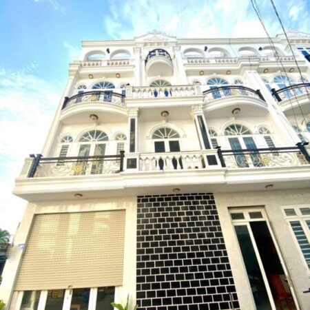 SIÊU PHẨM 4 TẦNG THIẾT KẾ QUÝ TỘC CHÂU ÂU – KHU PHÂN LÔ VIP NHẤT HT17 – ĐƯỜNG NHỰA 10M.