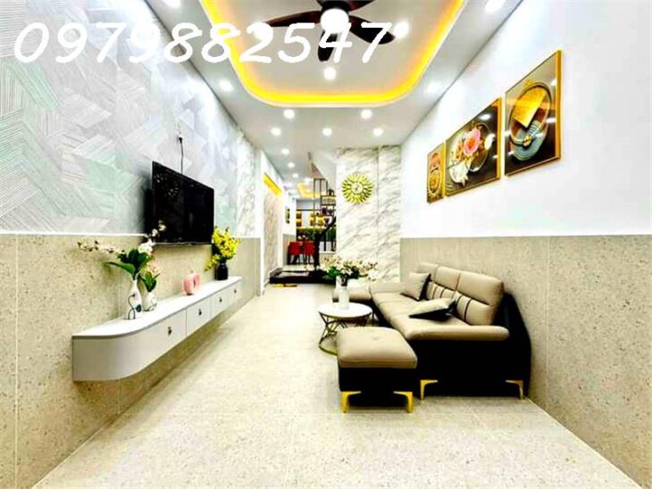 Bán nhà 4 tầng, 46m², 4PN, 4WC, Gò Vấp, 5.3 tỷ Ngay KV Bùi Quang Là – Huỳnh Văn Nghệ