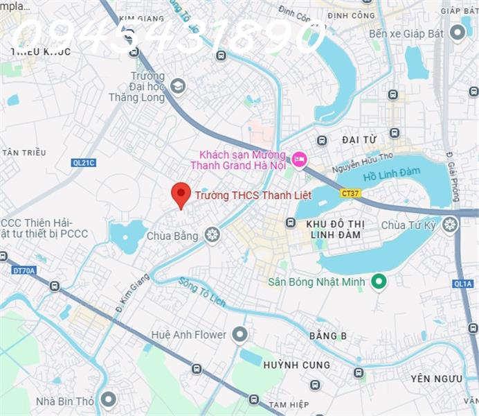 CỰC RẺ, Bán NHÀ MẶT PHỐ 225m2 Giá chỉ hơn 40 TR/M2, gần trường THCS Thanh Liệt