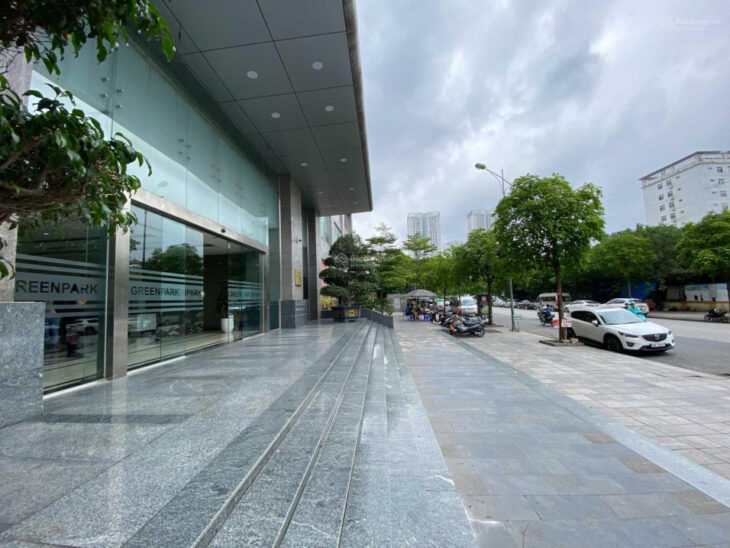 Cho thuê văn phòng DT 330m2 thông sàn cực đẹp tại tòa Green Park giá rẻ nhất KĐT Yên Hòa, Cầu Giấy