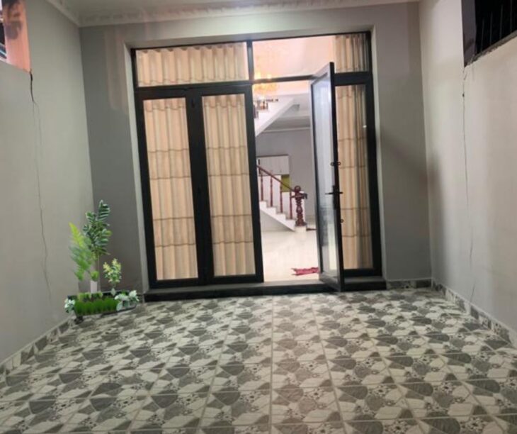 Nhà mặt tiền đường 6m, lô nhì đường Dương Cát Lợi, Thị Trấn Nhà Bè, 4×15, 3 tầng, sổ riêng, chỉ