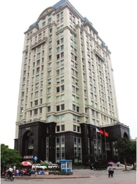 Cho thuê sàn văn phòng DT 400m2 tại Sudico Mễ Trì – Nam Từ Liêm HN chia sẵn 3 phòng chức năng