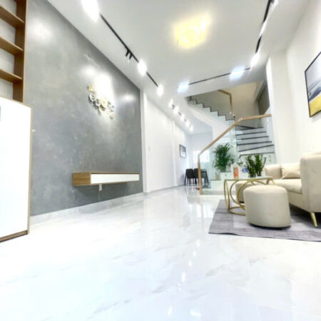 GIẢM 200TR CÒN 5,8 TỶ, BÁN NHÀ HẺM Ô TÔ NGUYỄN VĂN ĐẬU, BÌNH THẠNH, 42 M2 SHR, NHÀ MỚI HOÁN CÔNG