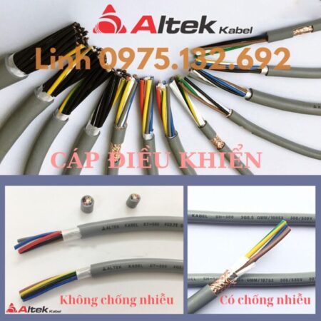 Dây cáp điều khiển Altek Kabel – Tiêu chuẩn Châu Âu – đầy đủ các mã