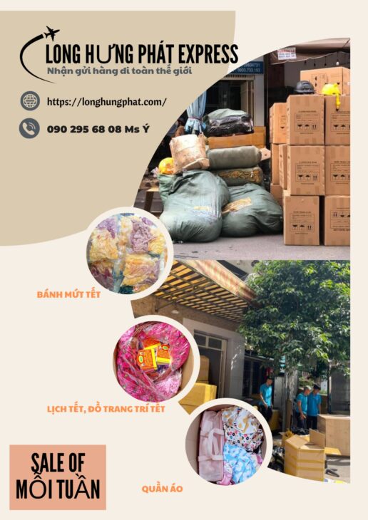Gửi đồ trang trí Tết đi Úc tại Long Hưng Phát Express
