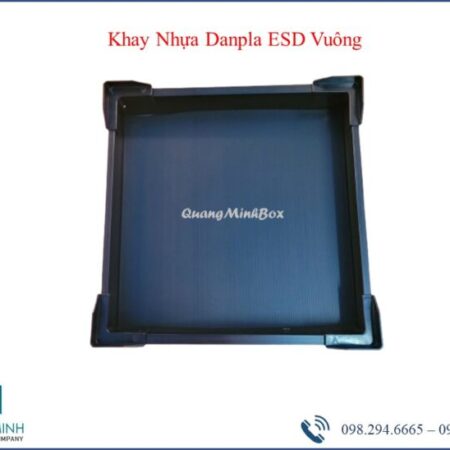 Khay Nhựa Danpla ESD Vuông