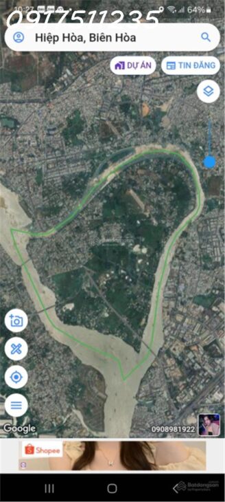 Cù Lao Hiệp Hòa, Biên Hòa, 68m2, 1.45 tỷ lh 0917511235