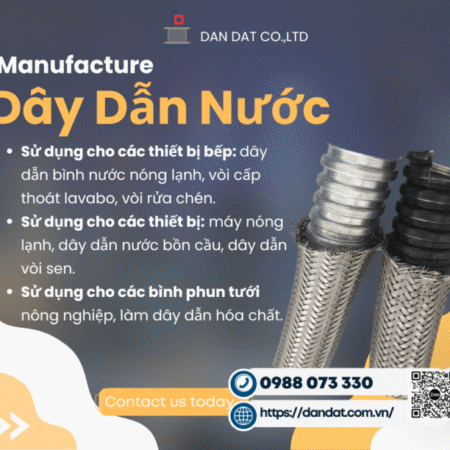 Dây Dẫn Nước Mềm Inox, Dây dẫn nước bình nóng lạnh, dây dẫn nước inox 304