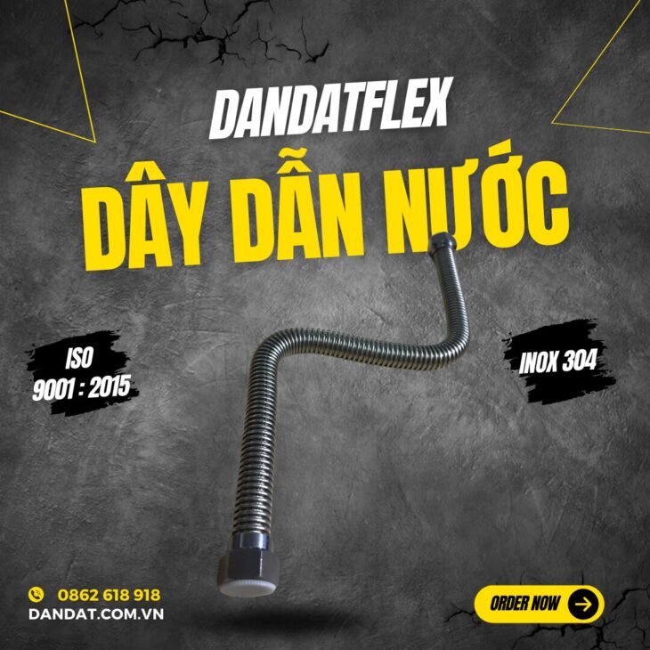 Dây Dẫn Nước Chịu Nhiệt | Dây Cấp Nước Nóng – Lạnh Inox 304 | Ống Mềm Dẫn Nước Các Loại