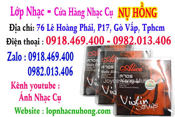 Chuyên thay dây đàn violin ( vĩ cầm ) tại gò vấp, tphcm, sài gòn
