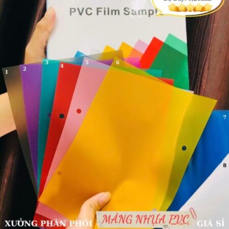 Màng nhựa PVC tiêu chuẩn – màng pvc nhám nhiều màu dày 0,21mm