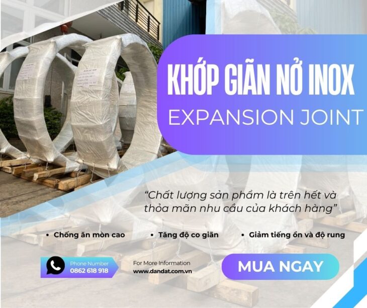 Ống bù trừ giãn nở nhiệt inox, Khớp bù trừ giãn nỡ, Khớp nối giãn nở inox pasty – Giá tốt