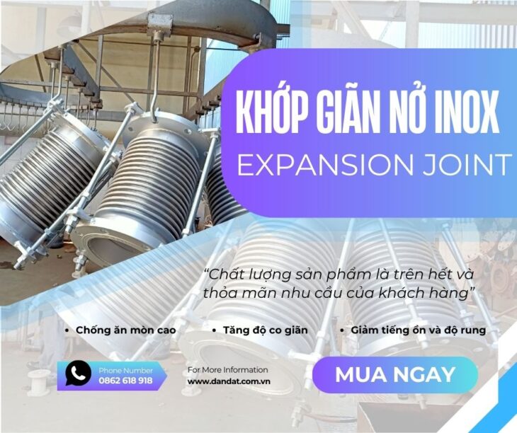 Ống bù trừ giãn nở nhiệt inox, Khớp bù trừ giãn nỡ, Khớp nối giãn nở inox pasty – Giá tốt