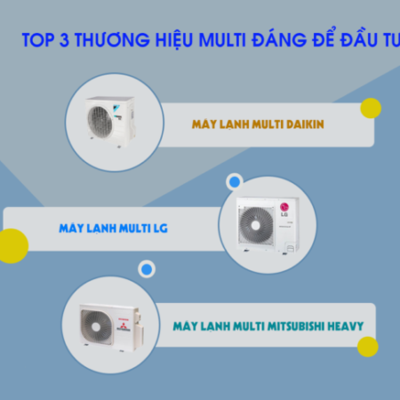 Những thương hiệu Điều hòa Multi mẹ bồng con đáng đầu tư nhất