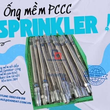 Ống mềm chữa cháy, dây mềm inox dẫn nước vòi chậu, ống mềm sprinkler dùng trong PCCC