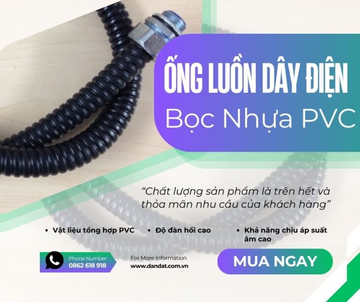 Ống Ruột Gà Luồn Dây Điện Chống Cháy