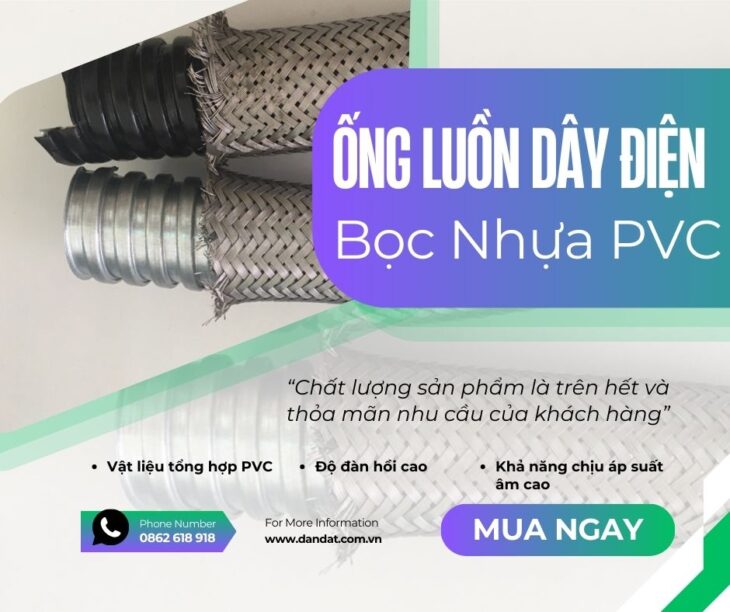 Ống Ruột Gà Luồn Dây Điện Chống Cháy