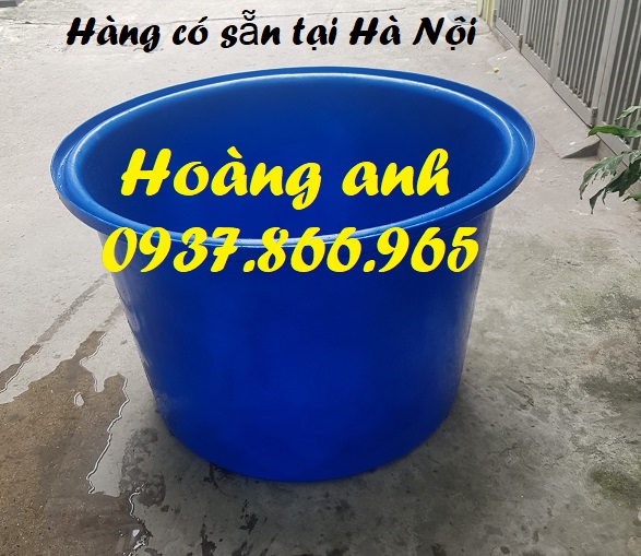 Thùng tròn dung tích lớn, thùng công nghiệp, thùng nuôi hải sản, thùng nuôi cá