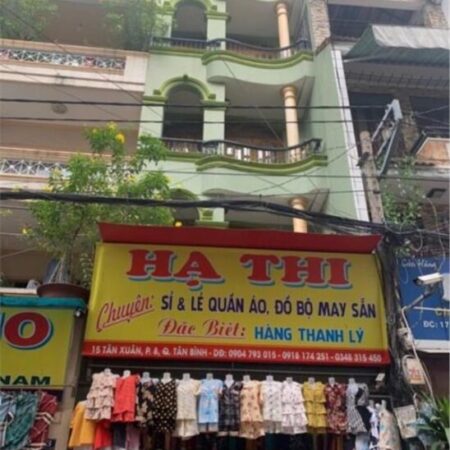 Bán nhà 15 Tân Xuân, Phường 8, Quận Tân Bình, Vị trí Vip khu chợ sỉ thời trang Chợ Tân Bình, Trung