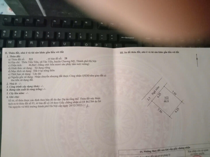 cc gửi bán 45,8m tân tiến ngay sát nhà văn hoá thôn ngay đường trải áp phan