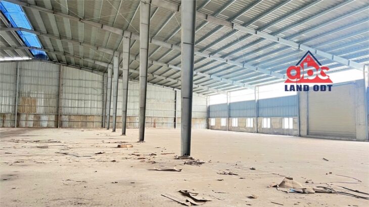 xưởng sản xuất, kho bãi cho thuê phục vụ nhiều ngành nghề, kết cấu kiên cố