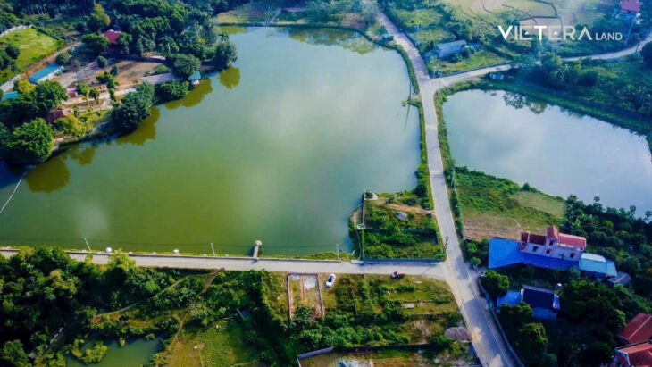 Bán đất View Hồ Phú Mãn tay chạm nước 90.2m nở hậu Full thổ cư 3.7 tỷ.