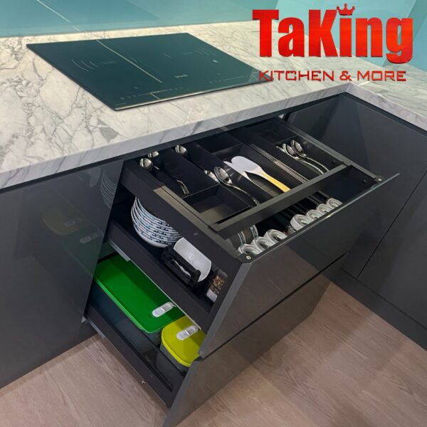 Khay chia bát đĩa đa năng chất liệu nhôm cao cấp, hiện đại TaKing