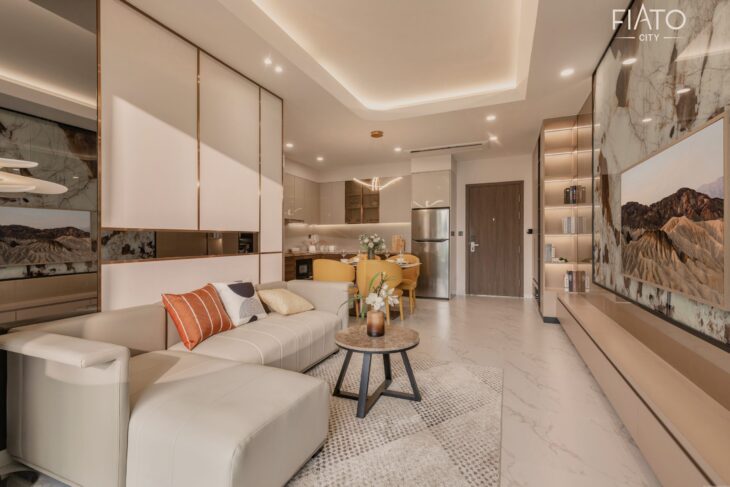 Căn hộ 2 phòng ngủ 82m2 dự án Fiato Airport City giá từ 2,8 tỉ/căn thanh toán 24 tháng
