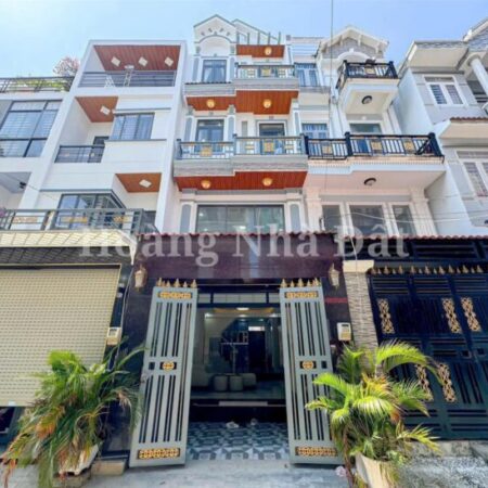 NHÀ HẺM XE HƠI HUỲNH TẤN PHÁT, 4 TẦNG, 4x17M, 7.09 TỶ