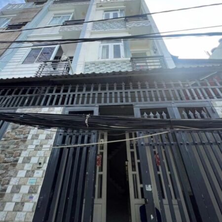 BÁN NHÀ 4 TẦNG, 63M2, HẺM Ô TÔ BÙI MINH TRỰC, QUẬN 8 – GIÁ 6.2 TỶ – SỔ HỒNG