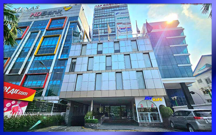 Cho thuê VP Mặt tiền khu sân bay, vị trí đắc địa, thiết kế hiện đại, khu vực giữ xe siêu rộng