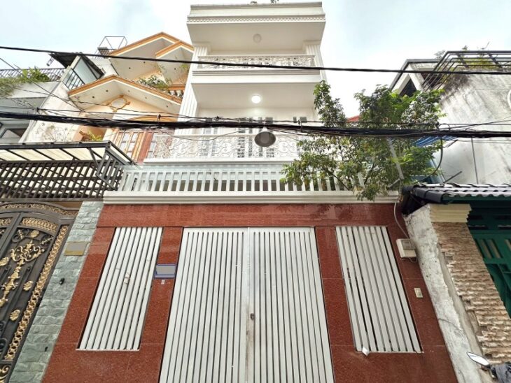 NHÀ SIÊU TO KHỔNG LỒ – TRUNG LAN – P12, TÂN BÌNH – 128M2 (5×26) A4 – 4 TẦNG MỚI – 11.3 TỶ.