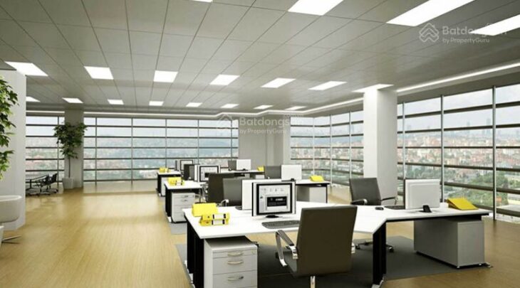 Cho thuê sàn văn phòng hạng A trên Phố Cát Linh DT 200-500-1500m2 Giá chỉ 750k/m2