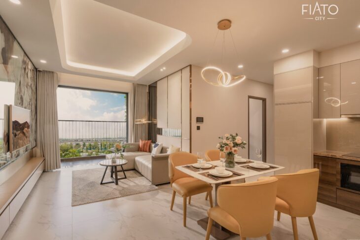 Căn hộ 2 phòng ngủ 82m2 dự án Fiato Airport City giá từ 2,8 tỉ/căn thanh toán 24 tháng