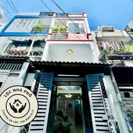 3.3❌12M, BÁN NHÀ 4 TẦNG LÊ VĂN THỌ, HẺM XE HƠI, P11 GÒ VẤP, GIÁ 4.X TỶ