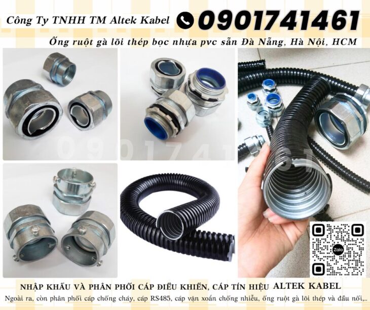 Ống ruột gà lõi thép 1 inch ( ID 25-OD 32) Cần Thơ, Long An, Đồng Tháp