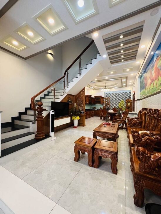 BÁN NHÀ MẶT TIỀN 4 TẦNG, KHU TÊN LỬA , ĐỐI DIỆN AEON MALL B.TÂN – 5MX20M – 15.5 TỶ